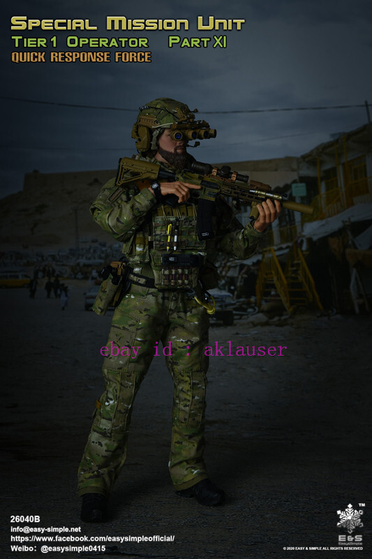 Easy&Simple 26040b 1/6 Tier 1 SMU Operator Part XI Quick Response