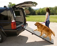 Pet Gear Tri-fold Pet Ramp For Cats And Dogs Up To 200-pounds, Grey , New, Free on sale Pet Gear Tri-fold Pet Ramp For Cats And Dogs Up To 200-pounds, Grey , New, Free on sale