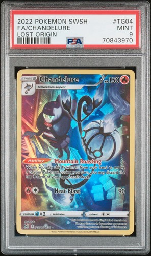 Chandelure graded PSA 9 for sale on eBay