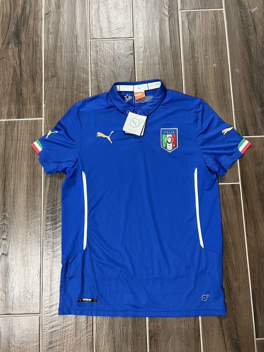 【正規品】2014 イタリア代表 ホームユニフォーム Puma製 海外M 日本L 正規品】2014 イタリア代表 ホームユニフォーム Puma製 海外M