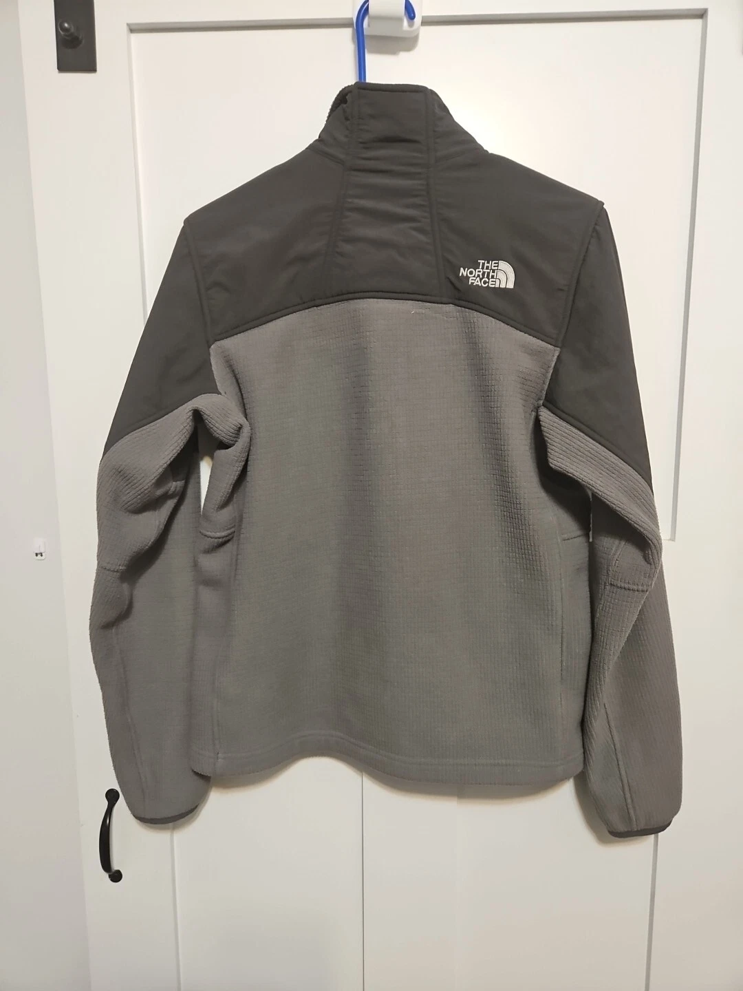north-face zip fleece honey comb jacket