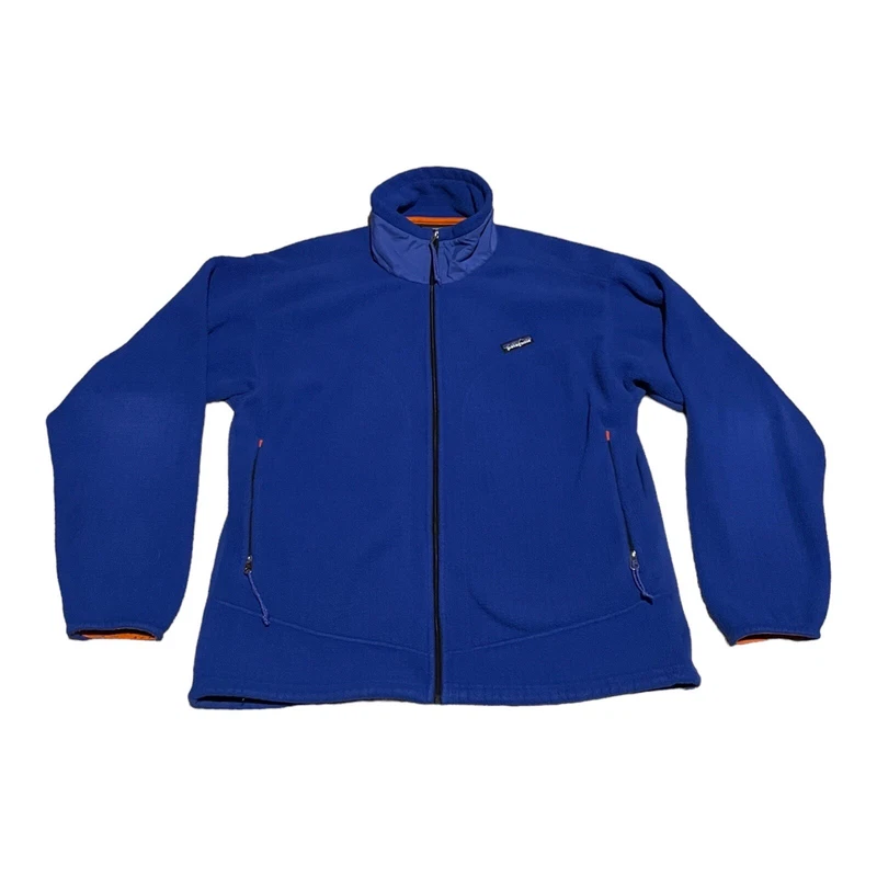 patagonia vintage polartec regulator full zip fleece made in usa jacket