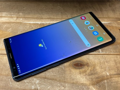 Samsung Galaxy Note9 - 128 GB - Blue (T-Mobile + Unlocked) Works - Cracked & SBI - Picture 2 of 9