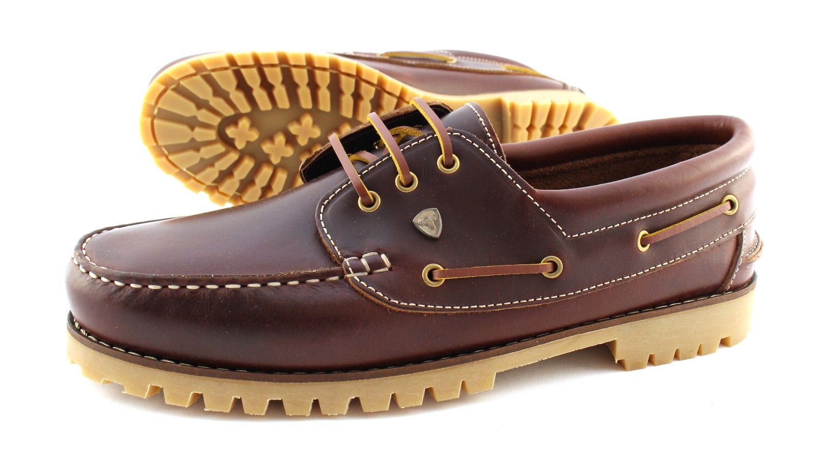 Herren Bootsschuhe Aus Leder - Elegante Seglerschuhe Bis Größe 47