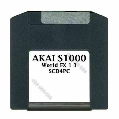 Akai S1000 100MB Zip Disk World FX 1 3 SCD4PC
