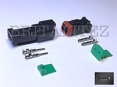 Pins & Wedglock Deutsch DT Series 4 Way Socket Connector Kit DT04-4P-CE02