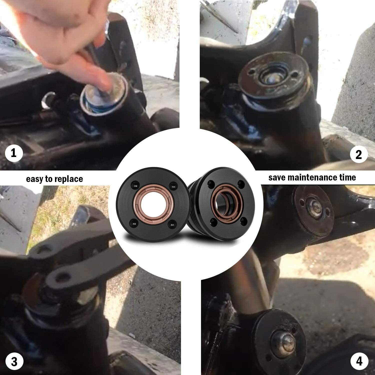 Trim Cylinder RAM Rebuild Kit for Volvo Penta 3860881 290 872612 872837 (2PCS)