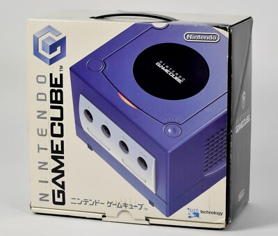 Nintendo GameCube Konsole,DOL-001 NTSC-J,Japan,OVP,Indigo,neu/unbenutzt
