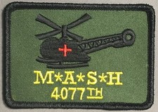 Army MASH 4077th licensed Hospital patch