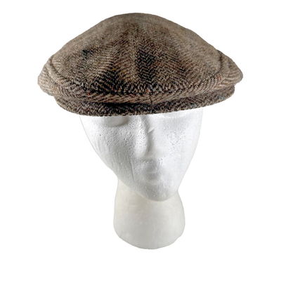 Vtg ESTATE Hatterdashery 1960s Newsboy Cabbie Wool Hat Adjust. #5