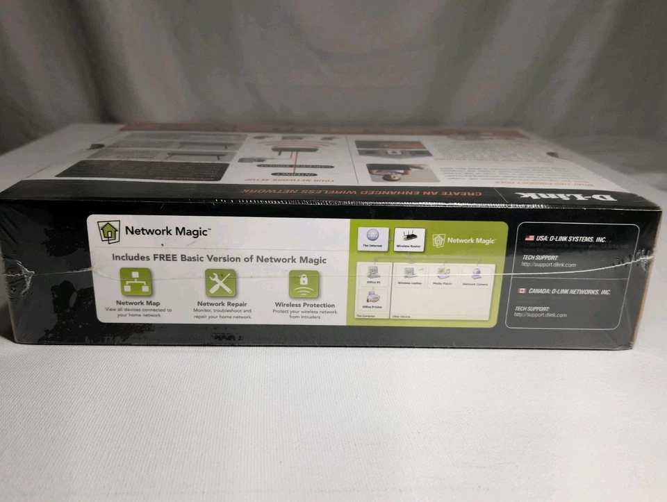 D-Link Model WBR-2310 Range Booster Wireless G Router NEW Factory Sealed - Image 3 of 4