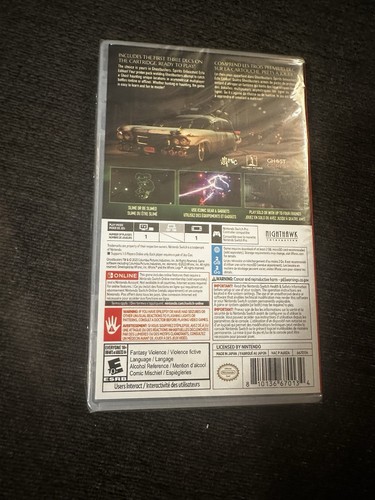 Ghostbusters: Spirits Unleashed Ecto Edition Nintendo Switch Cover glows in dark - Picture 2 of 2