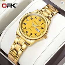 Ladies Luxury Silver Wristwatch Waterproof Stainless Steel Elegant Quartz Watch