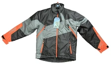 NEW ARCTIVA Pivot 6 Hooded Insulated Snow Cold Jacket Black/Gray/Orange X-Large