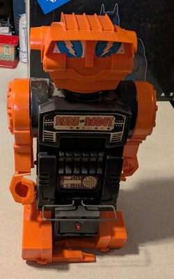 Vintage 1960's Rudy the Robot - Remco Battery Operated Motorized Walking Robot