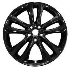 Refurbished Painted Gloss Black Rear Aluminum Wheel 19 X 8.5