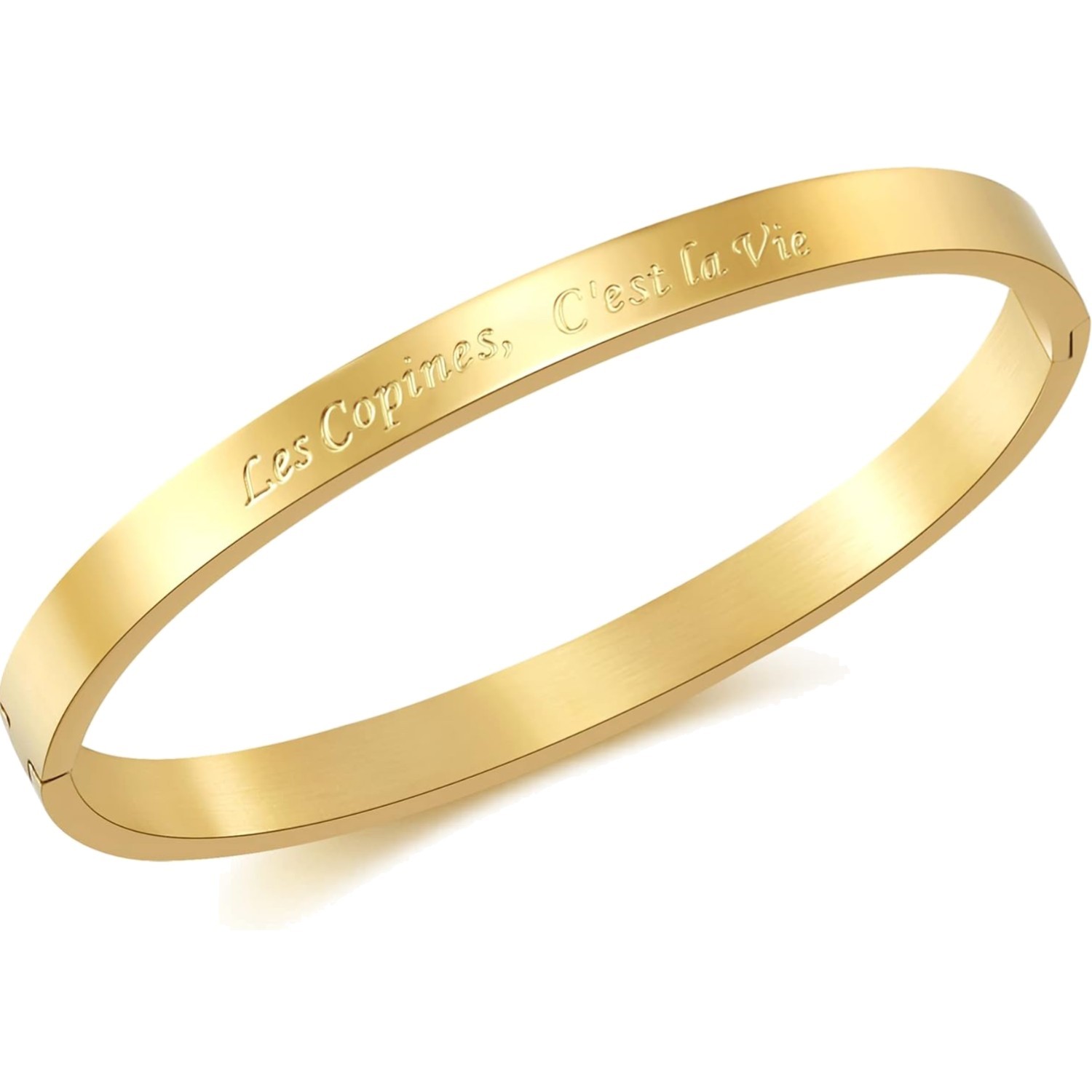 Bracelet ajustable en acier inoxydable bijou tendance femme et homme