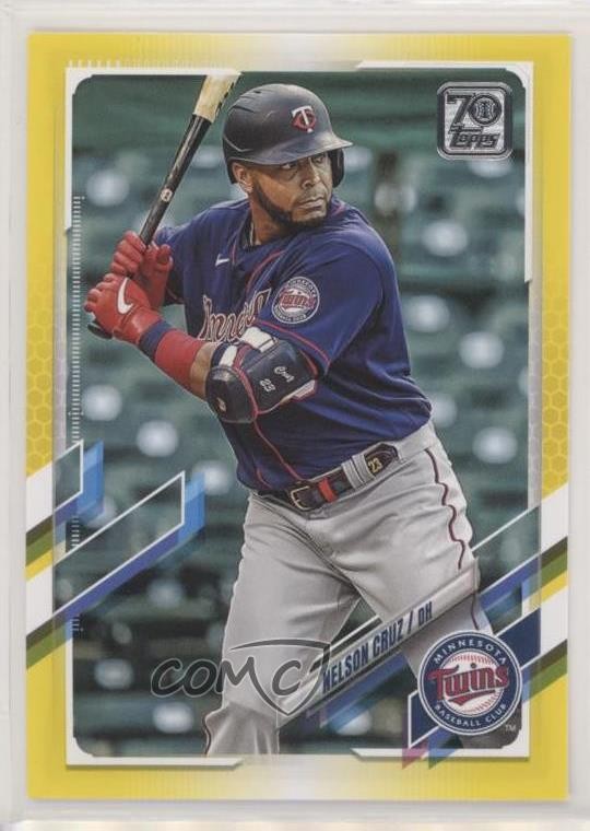 2021 Topps Walgreens Yellow Nelson Cruz #219 4s2