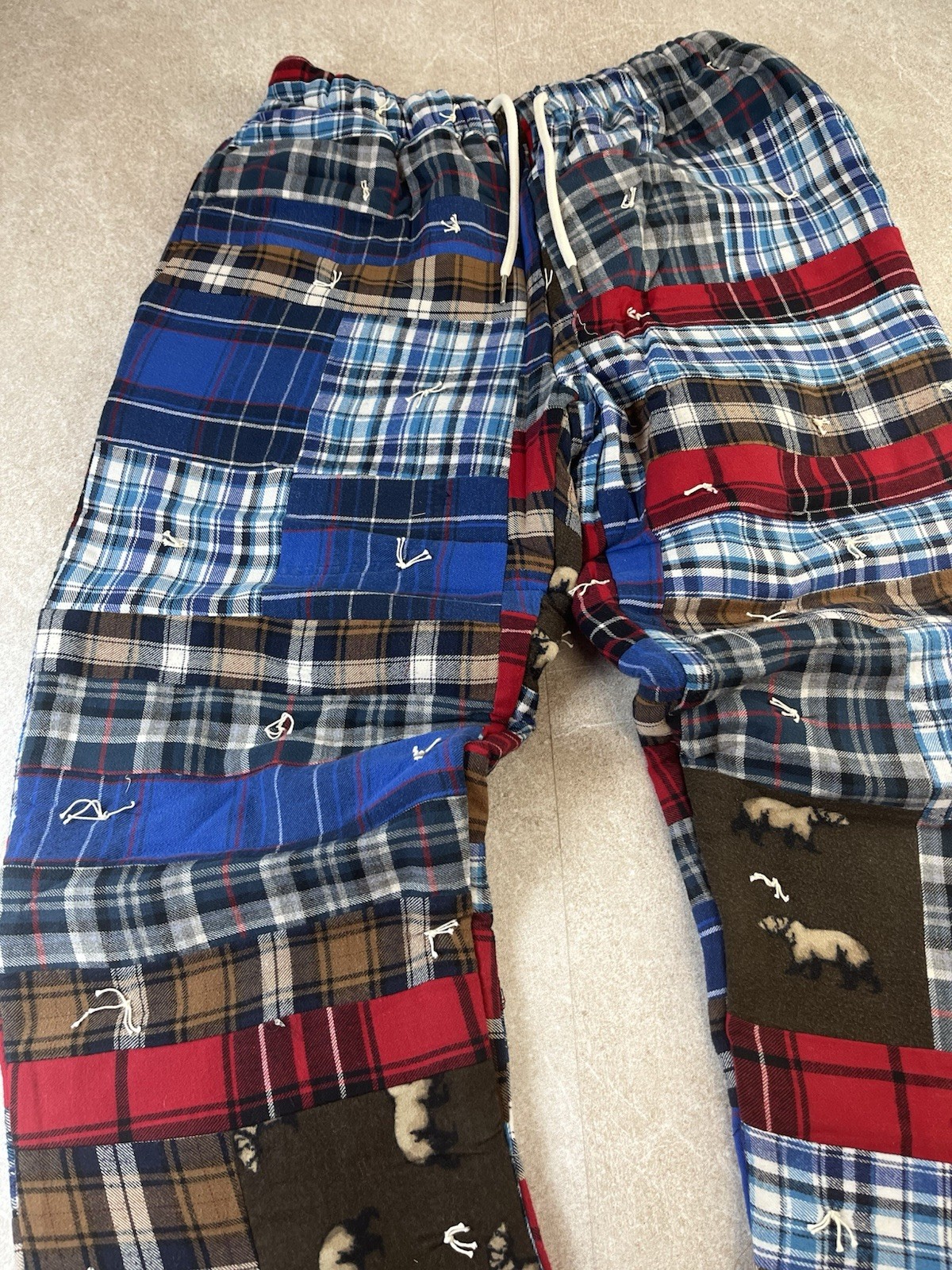 HANDMADE Quilted Patchwork Pants Cottagecore Boho… - image 6