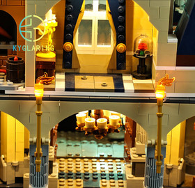 LED Light Kit for Disney Castle - Compatible with LEGO&reg; 71040 Set (Remote)