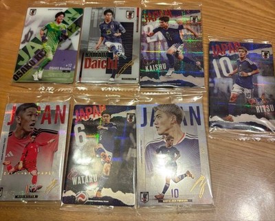 Soccer Japan National Team Twin Wafer Card 7 Card Set Holo/Multicolor