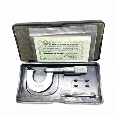 L. S. STARRETT NO. 575 SCREW THREAD MICROMETER
