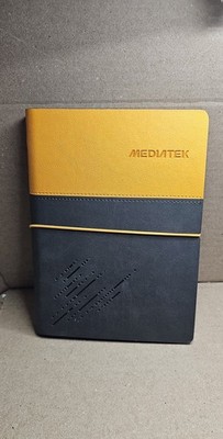 MediaTek Corporate Swag Premium Faux Leather Journal Notebook
