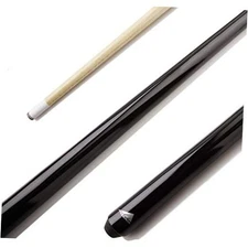  40″ Shorty Pool Cue – One-Piece Hardwood Stick – 12mm Leather Tip – Best for 