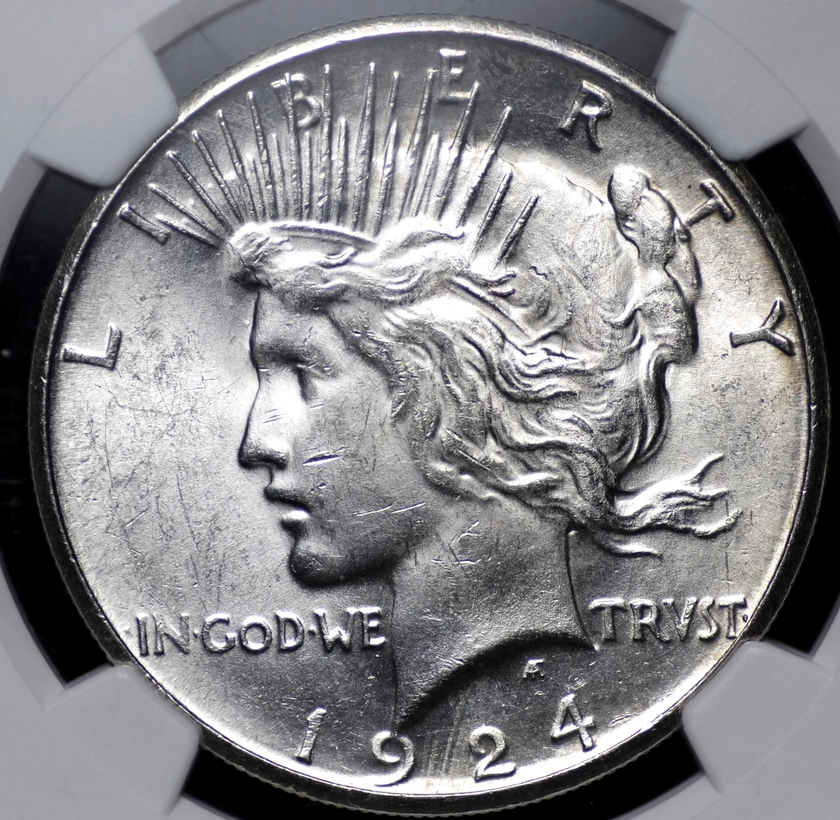 1924 Year Grade MS 62 Peace US Dollars (1921-1935) for sale | eBay