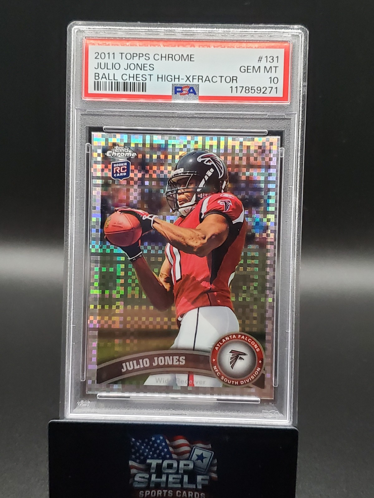Julio Jones Topps Chrome #131 X-Fractor