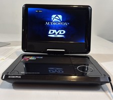Audiovox 9" Swivel Screen USB SD Card Reader Portable DVD player w/car charger