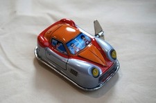 NEW Vintage Tin Treasures Litho Tin Toy Vehicle Wind Up 3" Space Car