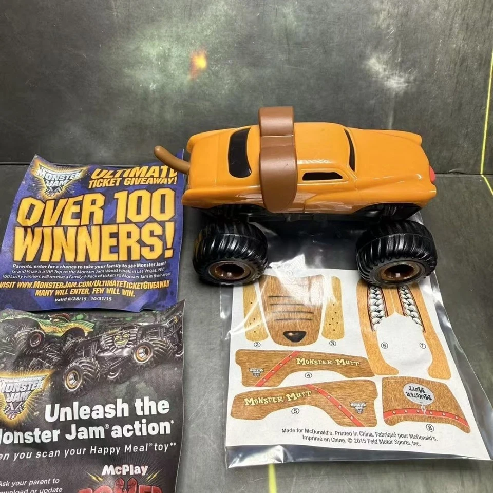 McDonald Crazy Zombie Monster Truck (Monster Matt) Plástico Pull Back Car Modelo Foto 2 de 4