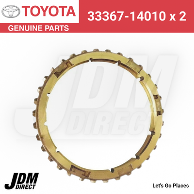 TOYOTA Transmission Synchronizer Ring 33367-14010(×2) for LEVIN