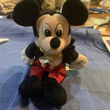 Disney Bean Bag Plush - PARK COSTUME MICKEY Mickey Mouse 9 inch - Mint w/Tag