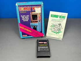 INTELLIVISION LOT OF 12 BOXED GAME GAMES DONKEY KONG Q BERT PITFALL DUNGEONS