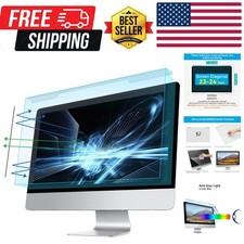 23-24 inch Computer Blue Light Blocking Screen Protector Anti-UV Eye Protecti...