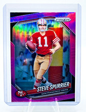 Steve Spurrier 2025 Panini Prizm Pink Prizm #157 San Francisco 49ers