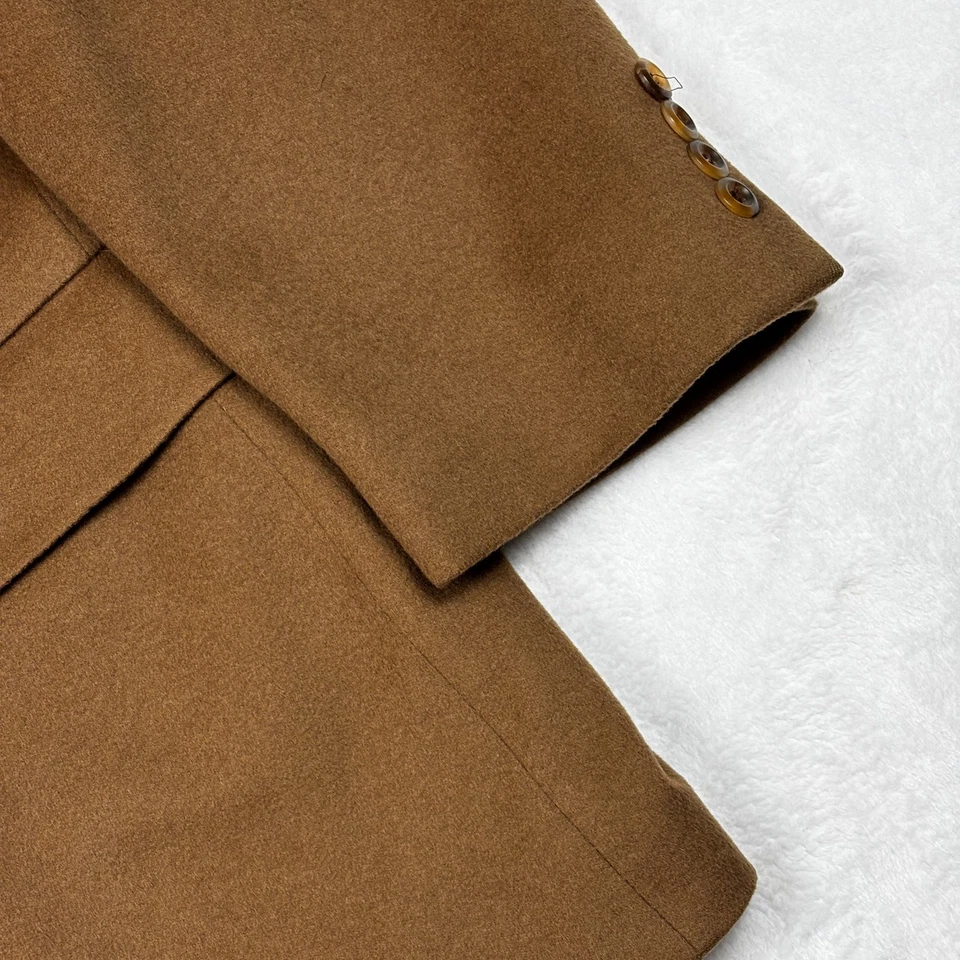 Blazer Loro Piana 100% Cachemira Para Hombres 43R Marrón Italia Nordstrom Chaqueta Abrigo Deportivo Foto 2 de 4