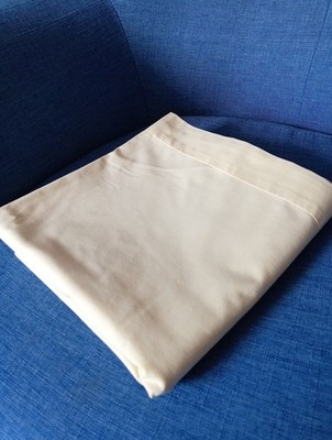 Vintage Dorma Single Flat Sheet - Cotton Blend - Terylene Mix Retro Bedding Uk