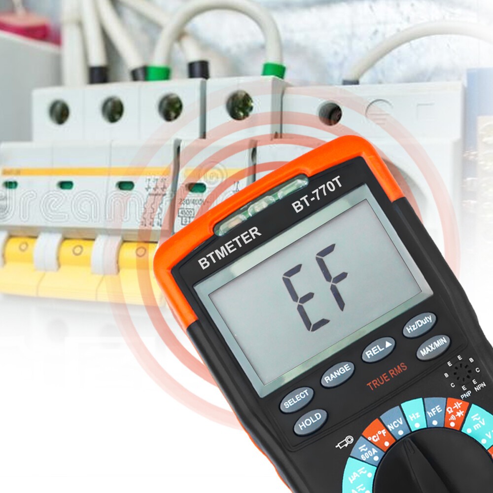 True RMS Digital Multimeter Tester 6000Counts AC DC Volt Current 20A Amp Ohm DMM