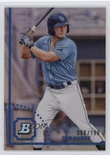 2022 Bowman Heritage Chrome Prospects Refractor 68/199 Dru Baker #BHPC-81 17wy