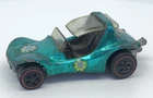 1969 Hot Wheels Redline Sand Crab toy car with flower decals Black Interior USA
