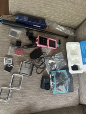 gopro hero 12 black bundle - mint condition + nd filters, waterproof case & pole
