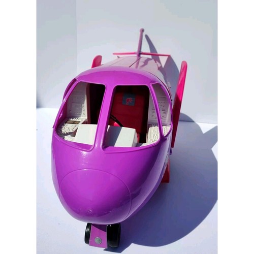 Vintage 1999 Barbie Doll Mattel Purple/Pink Jumbo Glamour Jet Airplane Plane - Picture 6 of 14