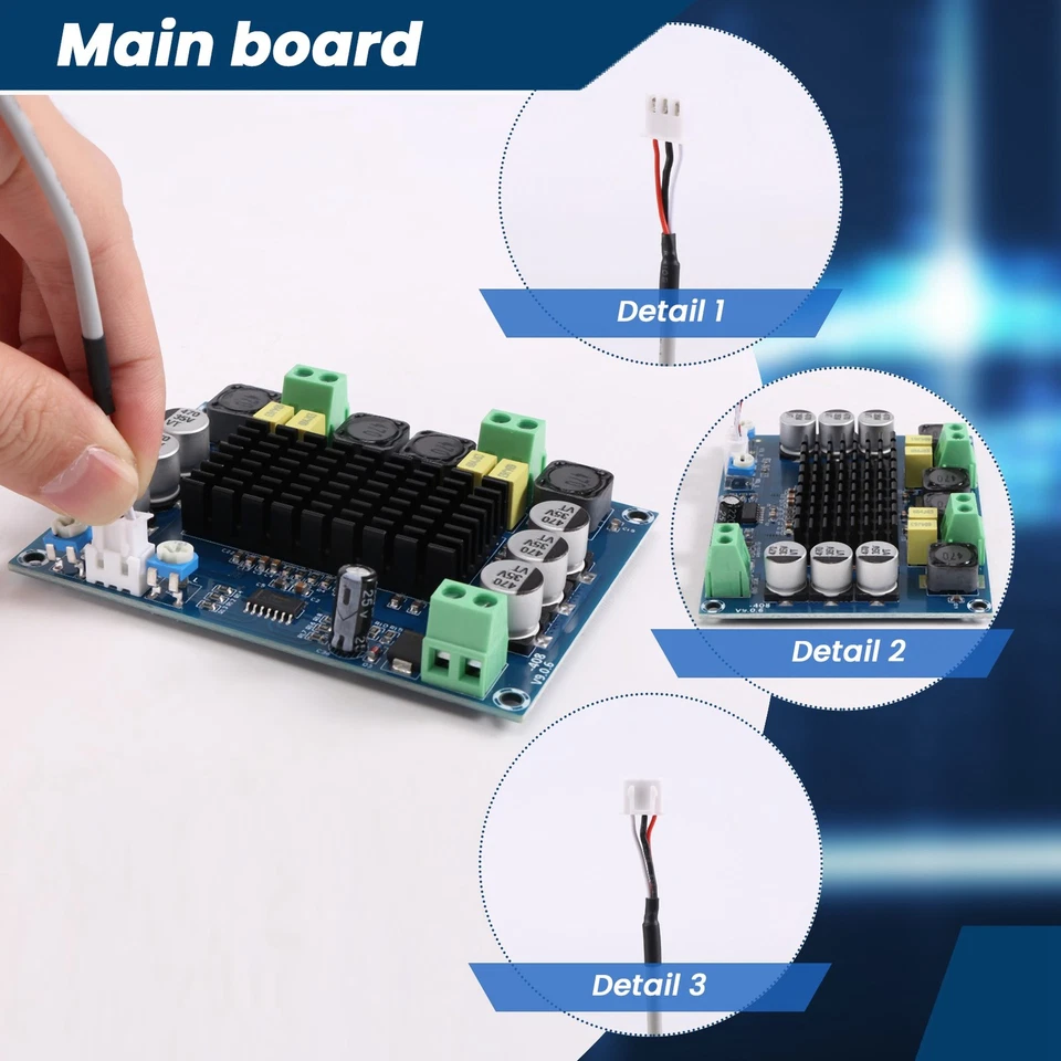 2x(TPA3116D2 TPA3116 canali stereo ad alta potenza audio digitale potenza8780 - Immagine 4 di 4