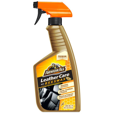 Armor All Leather Care Spray with Beeswax 16 Fl Oz Interior Cleaner