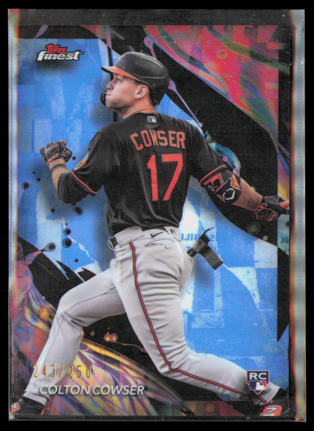 2024 Finest #111 Colton Cowser Sky Blue Refractors #/250