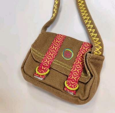 #ad AMERICAN GIRL DOLL ACCESSORIES DOLL MESSENGER SHOULD BAG BROWN 2016 LEA CLARK $7.45