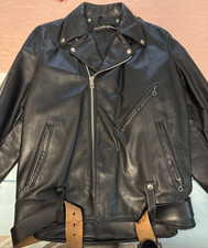 Vintage 1970's Harley Davidson AMF Leather Jacket Size 44 EUC